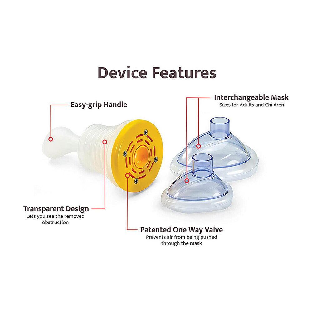 LifeVac Travel Kit - Portable Airway Assist Device For Choking Emergencies.